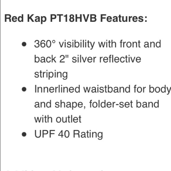 Brand New Red Kap Hi-Visibility Utility Pants - Picture 8 of 10